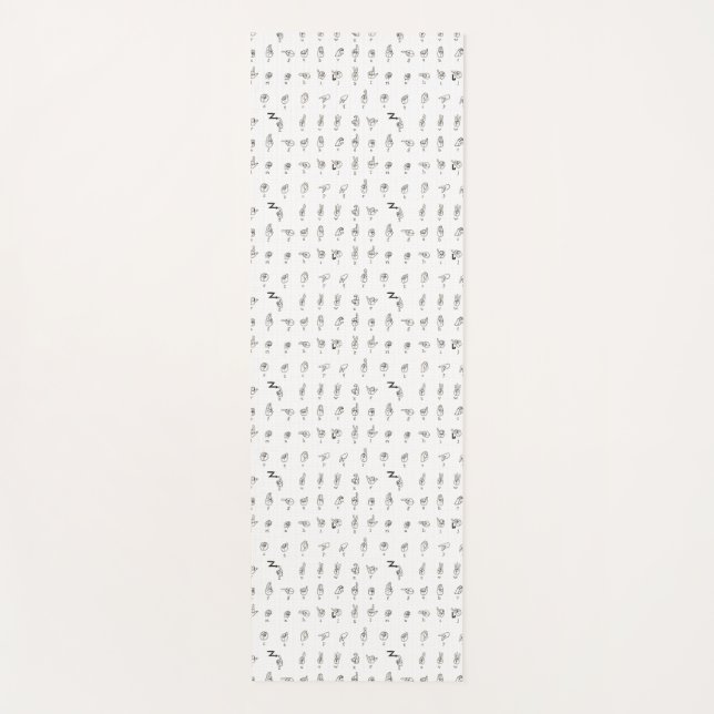 Tapete De Yoga Símbolo Americano - Ioga Mat (Frente)