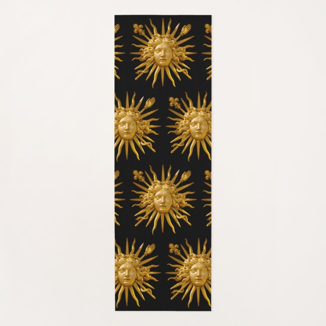 Tapete De Yoga Símbolo de Luís XIV o Rei Sol (Frente)