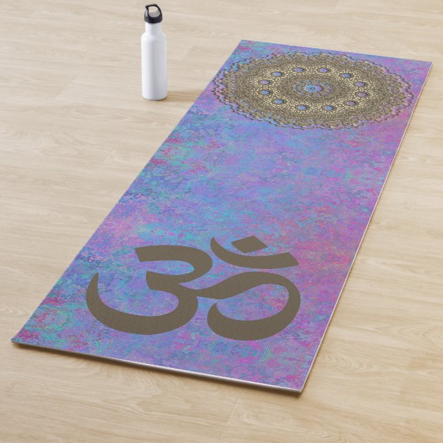 Tapete De Yoga símbolo om mandala yoga mat (In Situ)