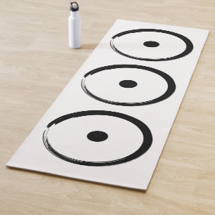 Tapete De Yoga Símbolo solar astrológico - Círculo Zen Budista 1