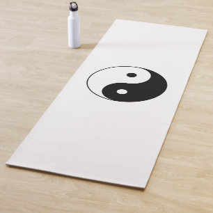 Tapete De Yoga Símbolo Yin e Yang (Taoist Taijitu)