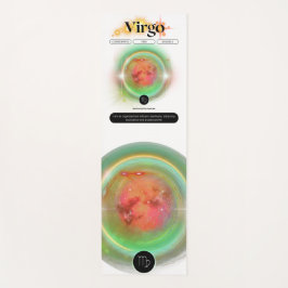 Tapete De Yoga Símbolo Zodiano Moderno Virgo Citação Elemento da