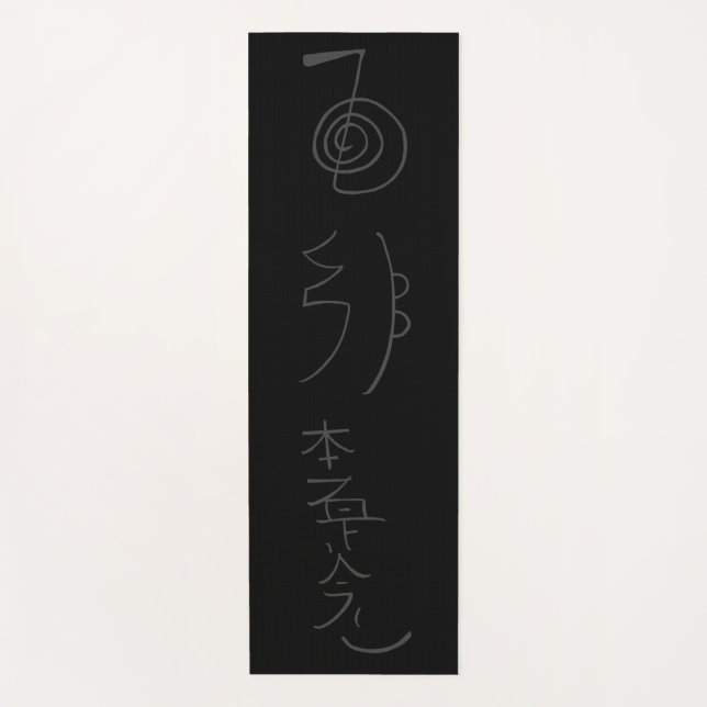 Tapete De Yoga Símbolos Reiki - Reiki Healing Yoga Mat (Frente)