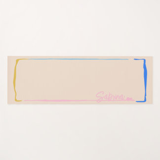 Tapete De Yoga Simple Painted