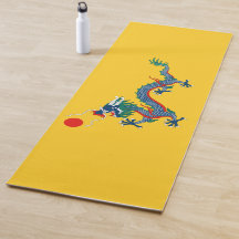 Sinalizador da dinastia Qing na China (Dragão Chin