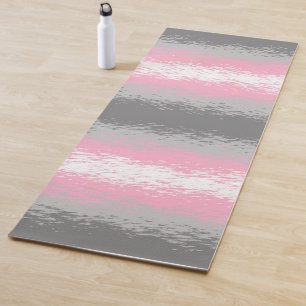 Tapete De Yoga Sinalizador do Orgulho Demigirl abstrato