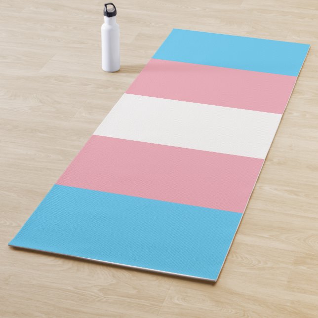 Tapete De Yoga Sinalizador do Orgulho Transgênero LGBTQ (In Situ)
