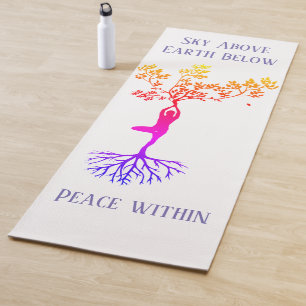 Tapete De Yoga Sky, Terra, Paz Yoga Mat
