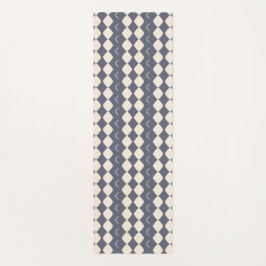 Tapete De Yoga Slate Blue and Off-White Yoga mat