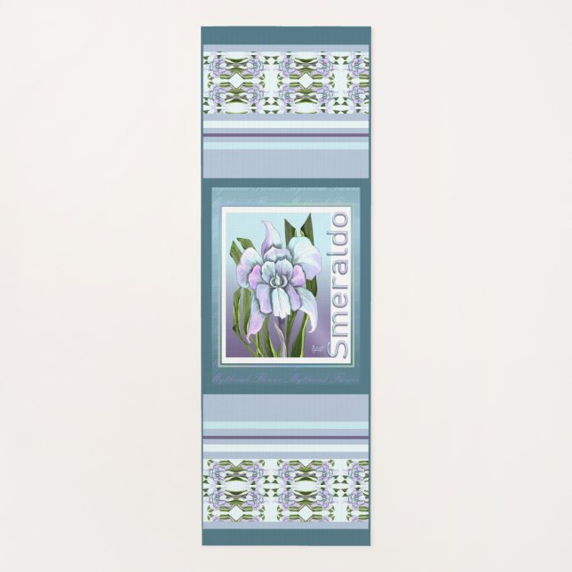 Tapete De Yoga Smeraldo Flower Yoga Mat (Frente)