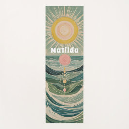 Tapete De Yoga Sobretensão solar personalizada