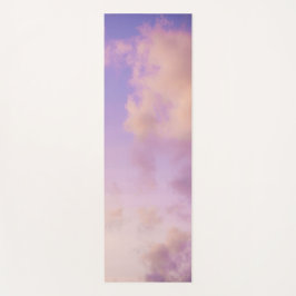 Tapete De Yoga Soft Lavender Sunset Clouds