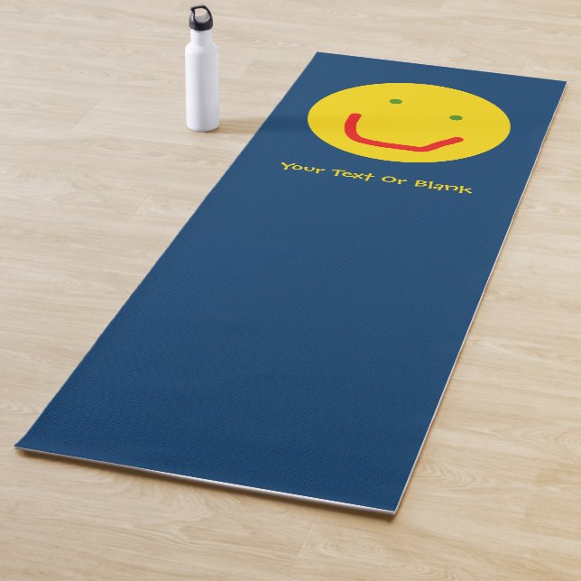 Tapete De Yoga Sol Sorridente Rosto Feliz (In Situ)