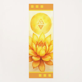 Tapete De Yoga Solar Plexus Chakra Yoga Mat – Golden Power