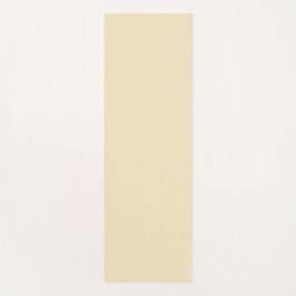 Tapete De Yoga Solid Pale Moon Amarelo