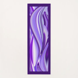 Tapete De Yoga Sonho Roxo, Abstrato Fantasy Arte Arco-Íris