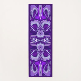 Tapete De Yoga Sonho Roxo, Abstrato Fantasy Arte Arco-Íris