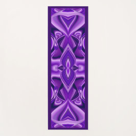 Tapete De Yoga Sonho Roxo, Abstrato Fantasy Arte Arco-Íris