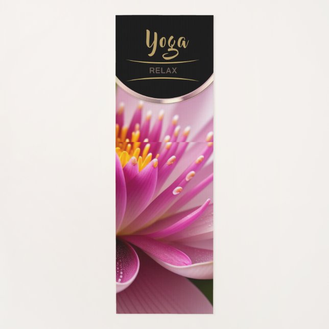 Tapete De Yoga Spa Lotus Close - Yoga Mat (Frente)
