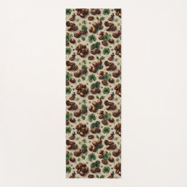 Tapete De Yoga St. Patrick’s Day Coffee & Shamrock Pattern