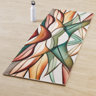 Tapete De Yoga Stained-Glass Grass