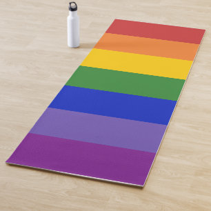 Tapete De Yoga Stripes Arco Coloridas