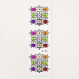 Tapete De Yoga Sublime e Padrão Floral Sofisticado