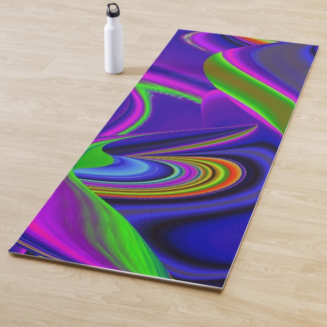Tapete De Yoga Summerrainbow, Abstrato 3D Rainbowart (In Situ)