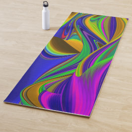 Tapete De Yoga Summerrainbow, Abstrato 3D Rainbowart