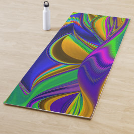 Tapete De Yoga Summerrainbow, Abstrato 3D Rainbowart