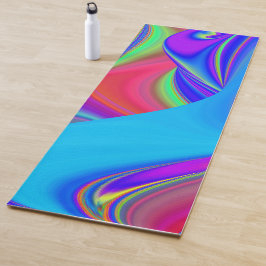 Tapete De Yoga Summersense, Abstrato 3D Rainbowart