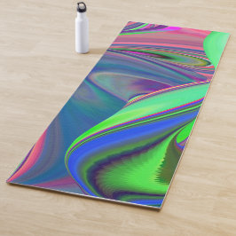 Tapete De Yoga Summersense, Abstrato 3D Rainbowart