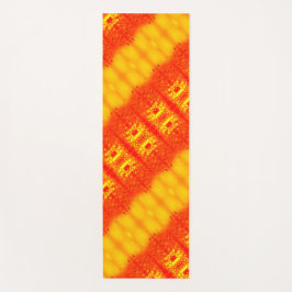 Tapete De Yoga Sunny Daisy Ikat Too 4 Sangria