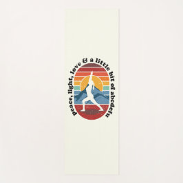 Tapete De Yoga Sunrise Yoga Surya Namaskar: Paz, Luz, Amor