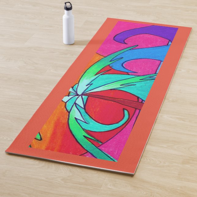 Tapete De Yoga Sunset no Beach Yoga Mat (In Situ)