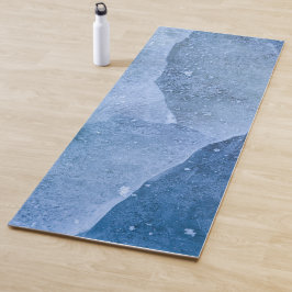 Tapete De Yoga Superfície de Gelo Azul