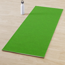 Tapete De Yoga Superfície texturizada verde brilhante com padrão 