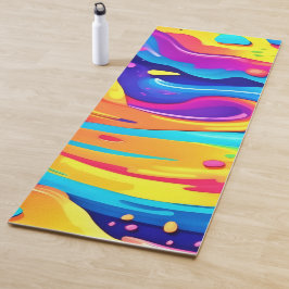 Tapete De Yoga Suportes de tinta cósmica
