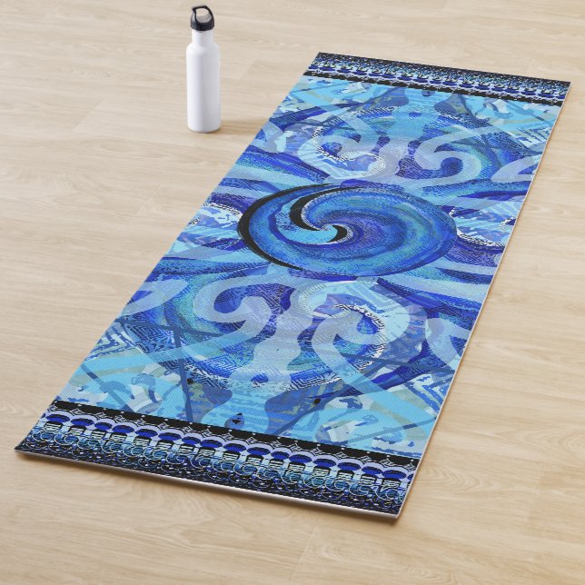 Tapete De Yoga Susea Blu Studios Wave Yoga Mat (In Situ)