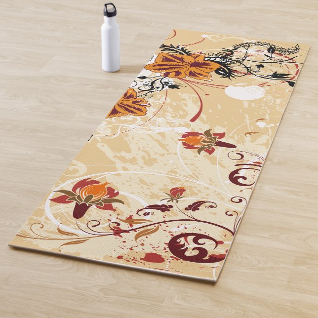 Tapete De Yoga Swirl Floral Yoga Mat (In Situ)