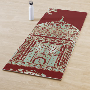 Tapete De Yoga Taj Mahal - Estilo Boêmiano Oriental