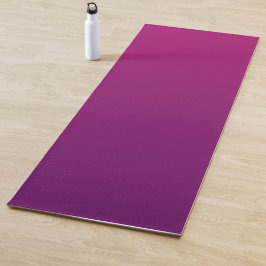 Tapete De Yoga Tampo de ioga cor gradiente de berinjela