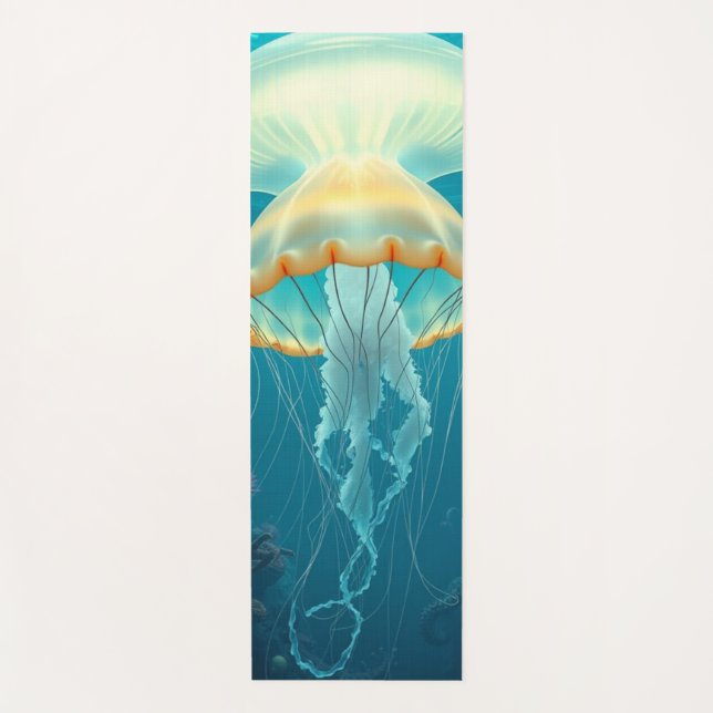 Tapete De Yoga „Tanz der Quallen – Magie aus der Tiefe“ (Frente)