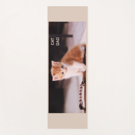 Tapete De Yoga Tarpe "Pai de Gato" Laranja Kitten