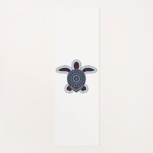 Tapete De Yoga Tartaruga de Arte Original Australiana