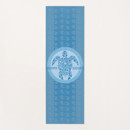 Tapete De Yoga Tartaruga-do-mar azul-tribal Yoga Mat