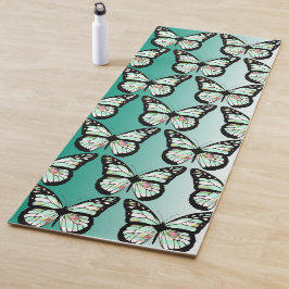 Tapete De Yoga Teal Butterfly Yoga Mat