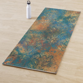 Tapete De Yoga Teal Cooper Patina
