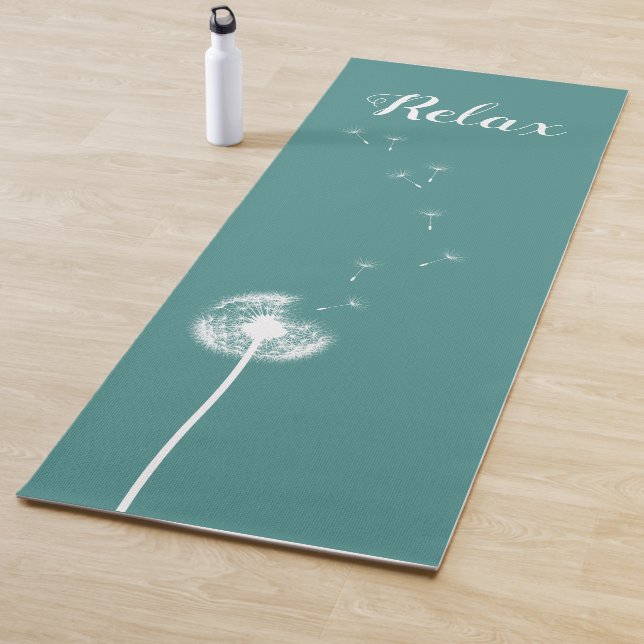 Tapete De Yoga Teal Dandelion Yoga Mat (In Situ)