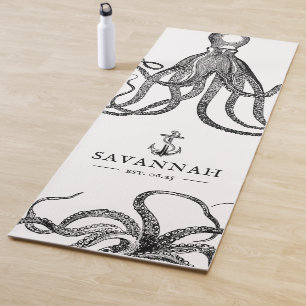 Tapete De Yoga Tentáculos de Ocultação Tema Octopus